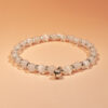 White Cat’s Eye and White Agate bracelet for clarity, balance, and quiet strength
