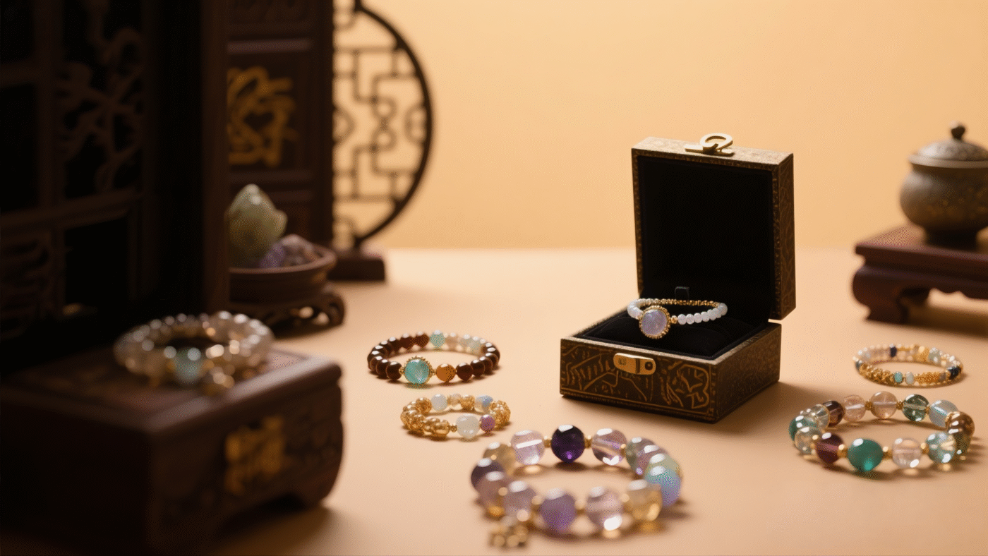 Handcrafted energy jewelry inspired by Eastern metaphysics and the Five Forces philosophy.